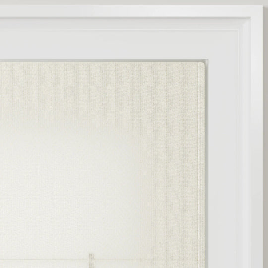 Ron Linen Cotton Herringbone Day Night Roman Shade Cordless