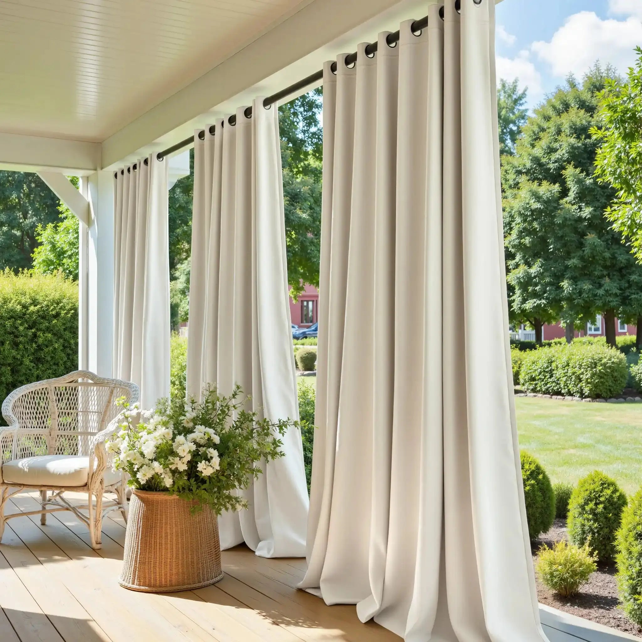 Heck Solid Acrylic Outdoor Curtains | TWOPAGES Curtains