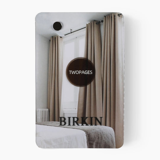 Birkin Velvet Booklet 37 Colors TWOPAGES
