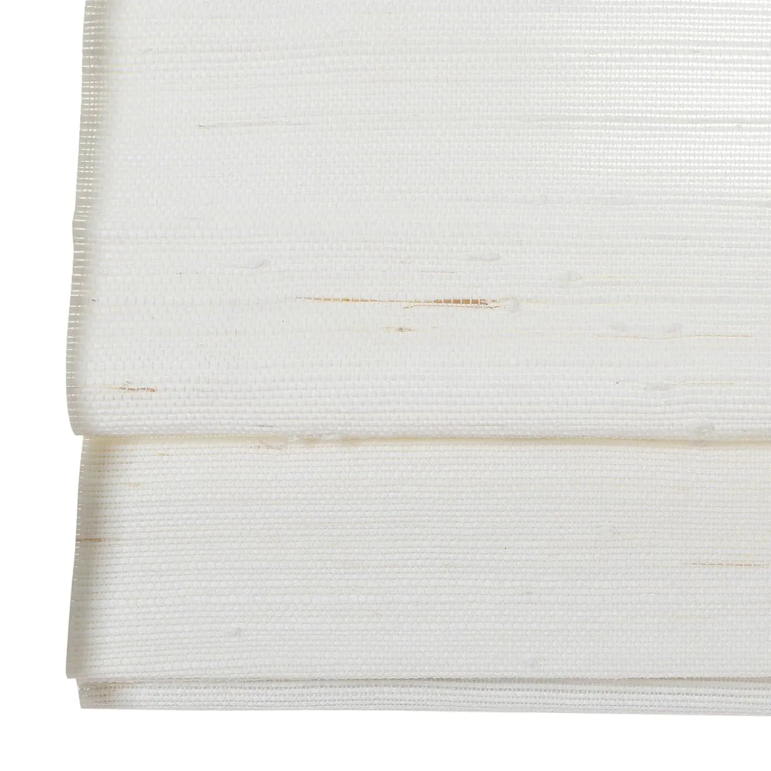 Natural Ramie Bamboo Woven Shade - Rattan White TWOPAGES CURTAINS