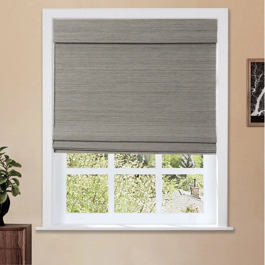 Natural Ramie Bamboo Woven Shade - Windswept TWOPAGES CURTAINS