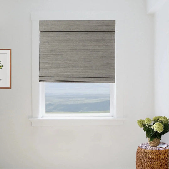Natural Ramie Bamboo Woven Shade - Windswept TWOPAGES CURTAINS