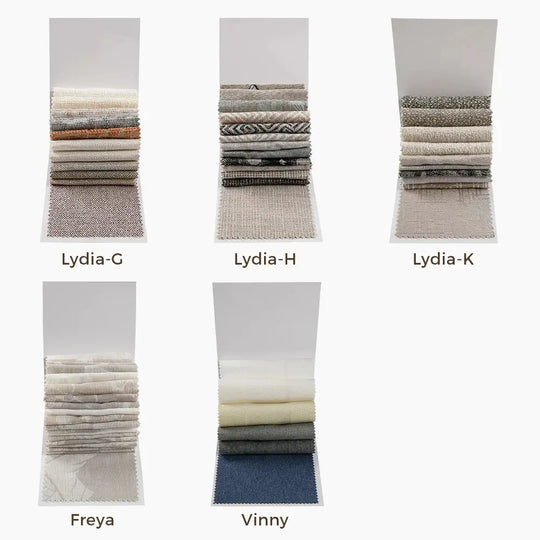 Choose Any 3 Patterned Drapery Sample Booklets -TWOPAGES