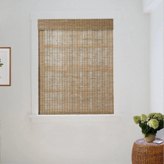 Natural Jute Bamboo Woven Shade - Cinnamon TWOPAGES CURTAINS