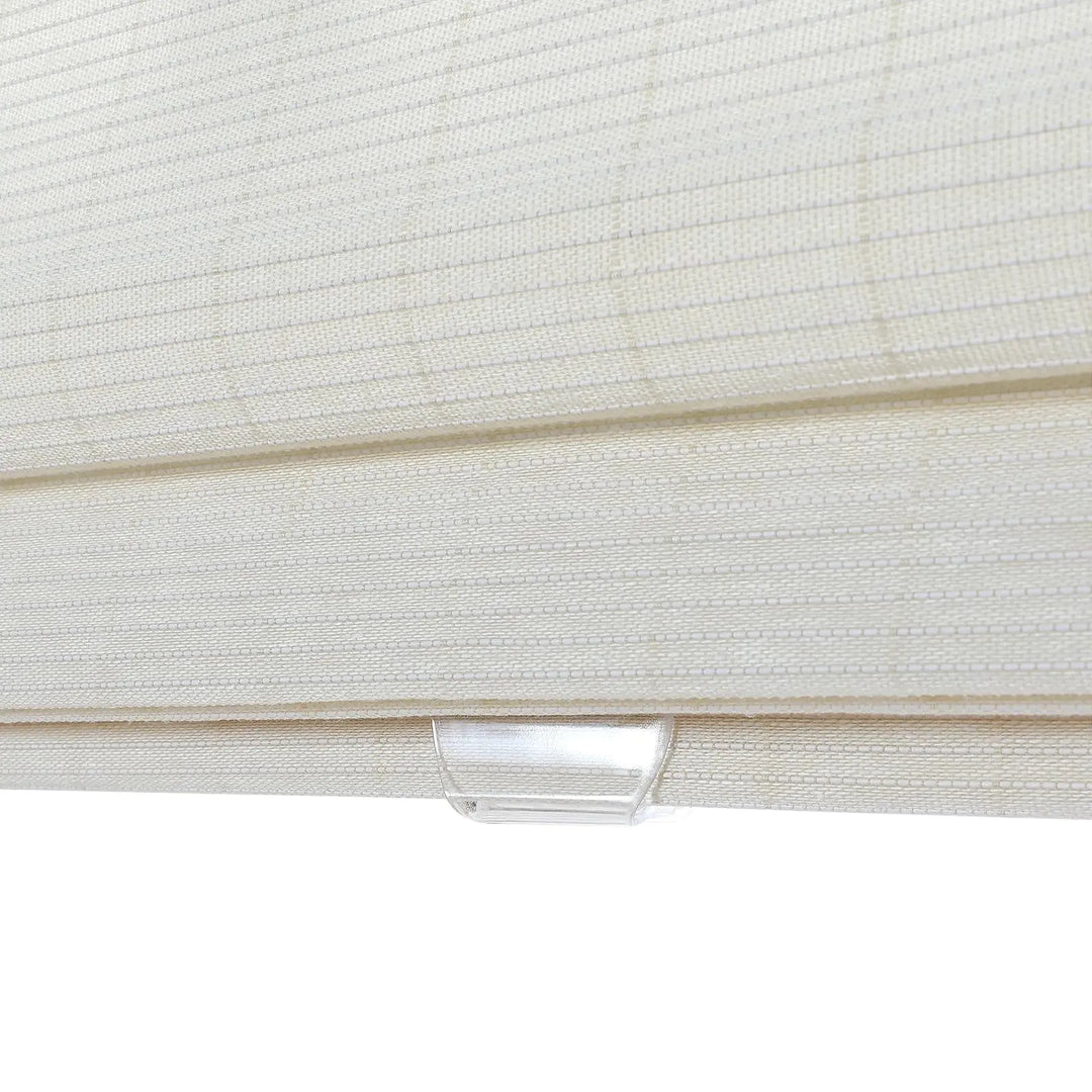 Natural Flax Bamboo Woven Shade - Eggshell TWOPAGES CURTAINS