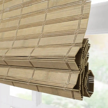 Rae Natural Bamboo Woven Shades - Series S -TWOPAGES CURTAINS
