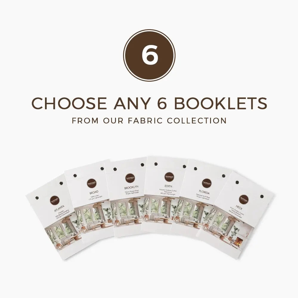 Choose Any 6 Fabric Booklets TWOPAGES