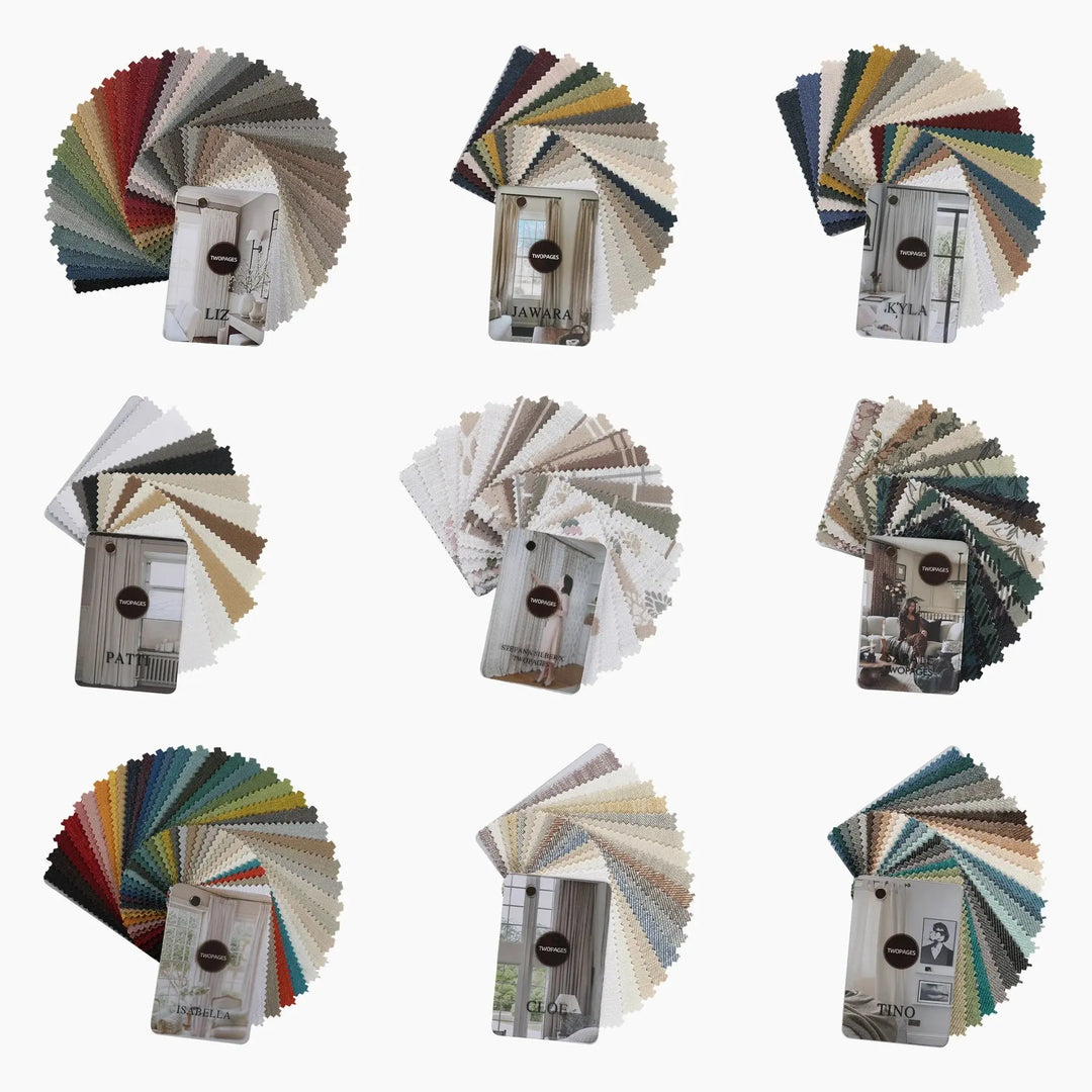 Choose Any 12 Fabric Booklets TWOPAGES