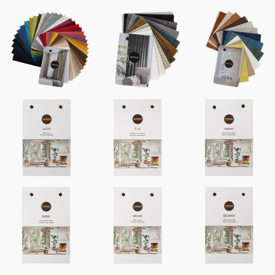 Choose Any 6 Fabric Booklets TWOPAGES
