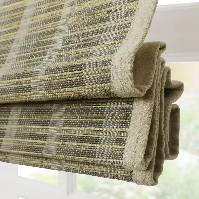 Rae Natural Ramie Bamboo Woven Shades - Series P -TWOPAGES CURTAINS