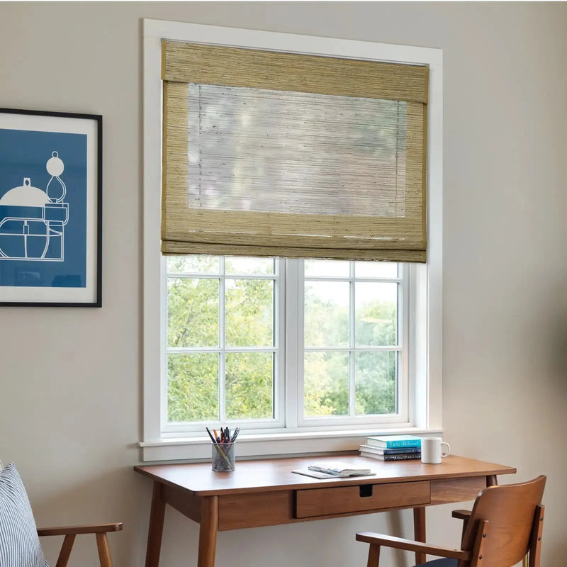 Rae Natural Ramie Bamboo Woven Shades - Series P -TWOPAGES CURTAINS