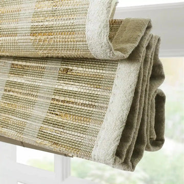 Rae Natural Ramie Bamboo Woven Shades - Series P -TWOPAGES CURTAINS