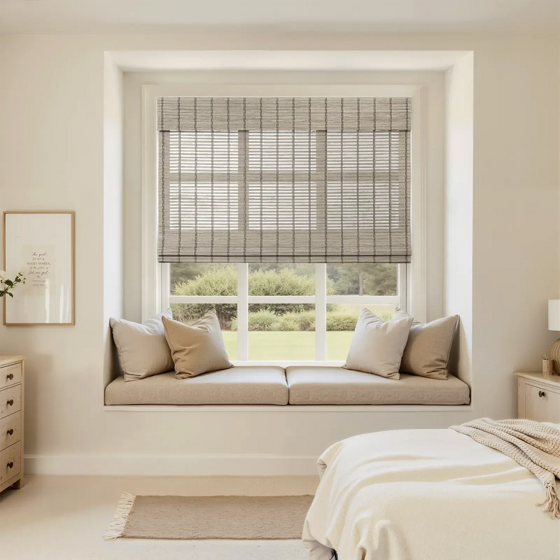 Rae Natural Bamboo Woven Shades - Series S -TWOPAGES CURTAINS