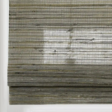 Rae Natural Ramie Jute Woven Wood Shades - Series D -TWOPAGES CURTAINS