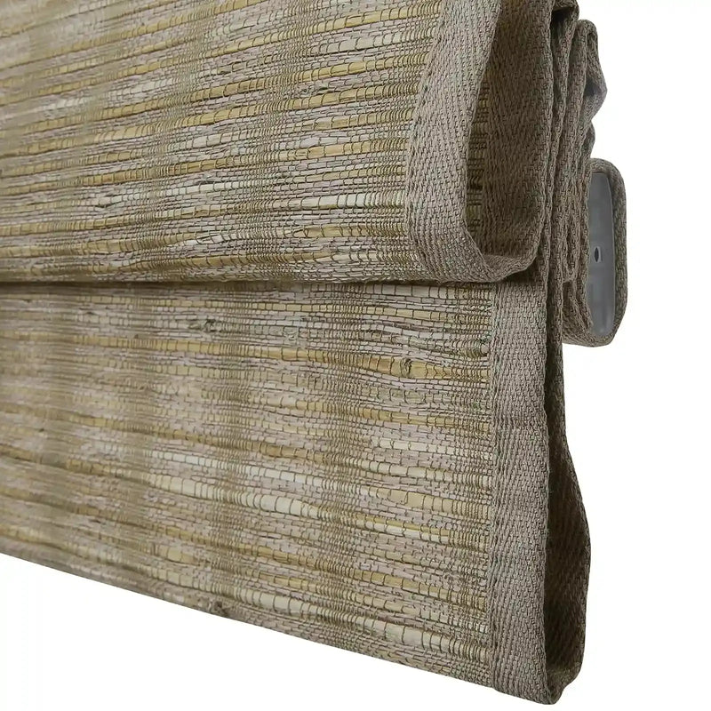 Rae Natural Ramie Jute Woven Wood Shades - Series M -TWOPAGES CURTAINS