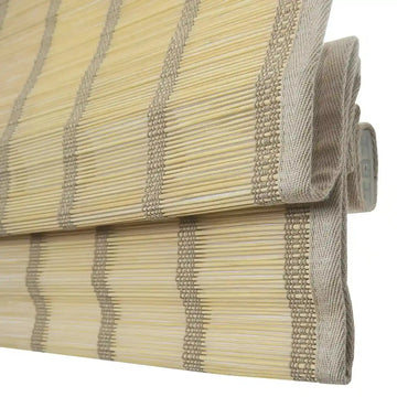 Rae Natural Pure Bamboo Woven Shades - Series Z -TWOPAGES CURTAINS
