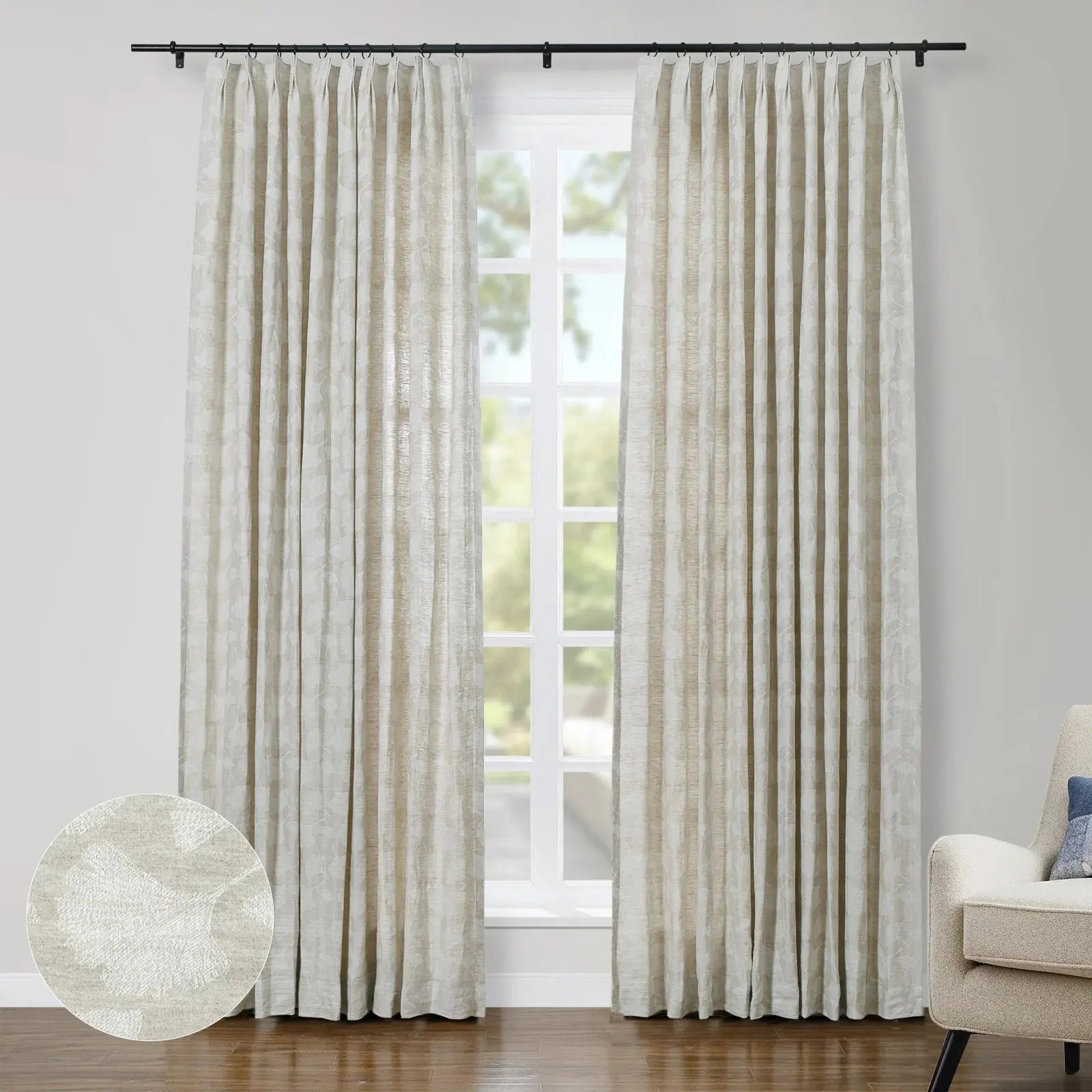 DOUBLE CURTAIN ダブルカーテン 100x178cm Amazon.com: Double Curtain Rods for Windows 28 to 132 Inch