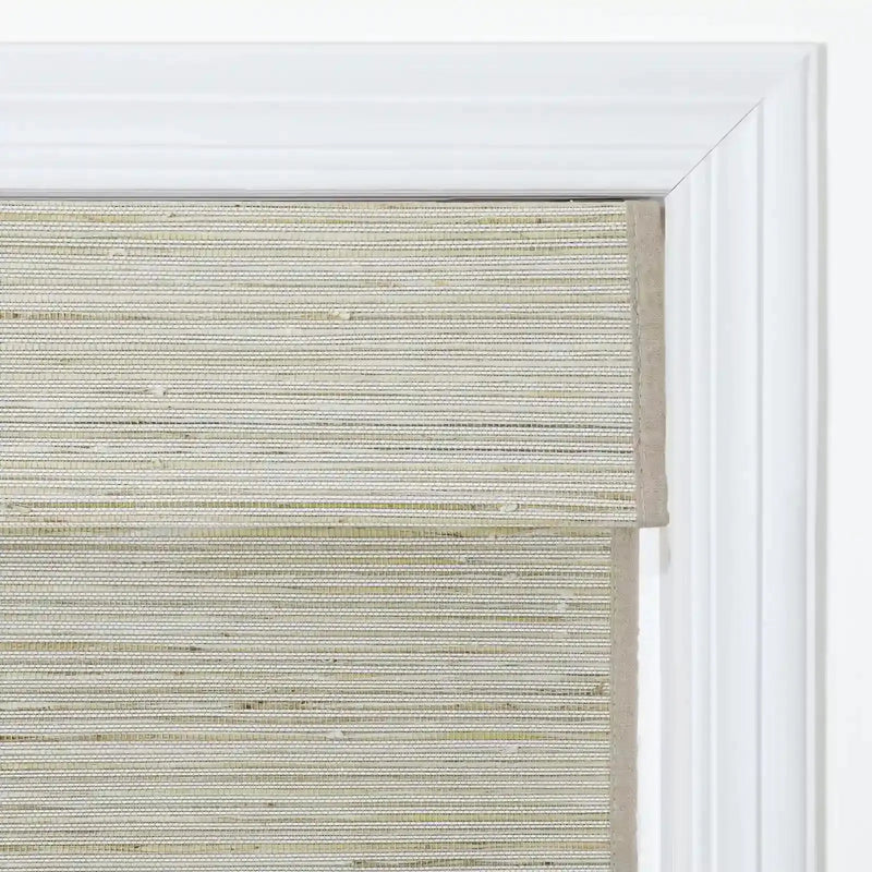 Rae Natural Ramie Jute Woven Wood Shades - Series D -TWOPAGES CURTAINS