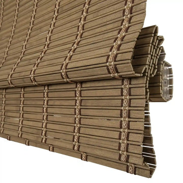 Rae Natural Pure Bamboo Woven Shades - Series Z -TWOPAGES CURTAINS