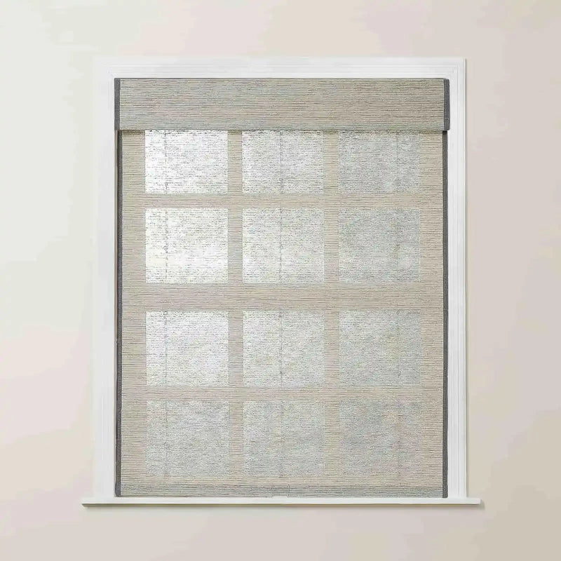Rae Natural Kenaf Woven Wood Shades - Light Khaki TWOPAGES CURTAINS
