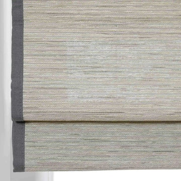 Rae Natural Kenaf Woven Wood Shades - Light Khaki TWOPAGES CURTAINS