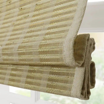 Rae Natural Ramie Bamboo Woven Shades - Series P -TWOPAGES CURTAINS