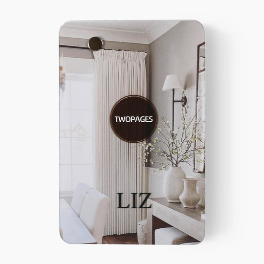 Liz Linen Blend Booklet 38 Colors TWOPAGES