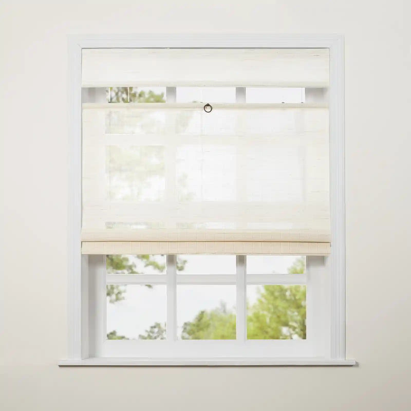 Rae Top Down Bottom Up Woven Wood Shade Cordless - Series D -TWOPAGES