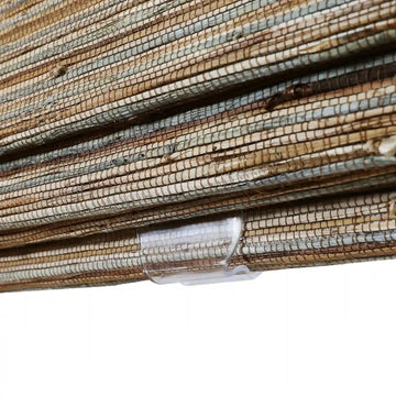 Rae Natural Ramie Jute Woven Wood Shades - Series M -TWOPAGES CURTAINS