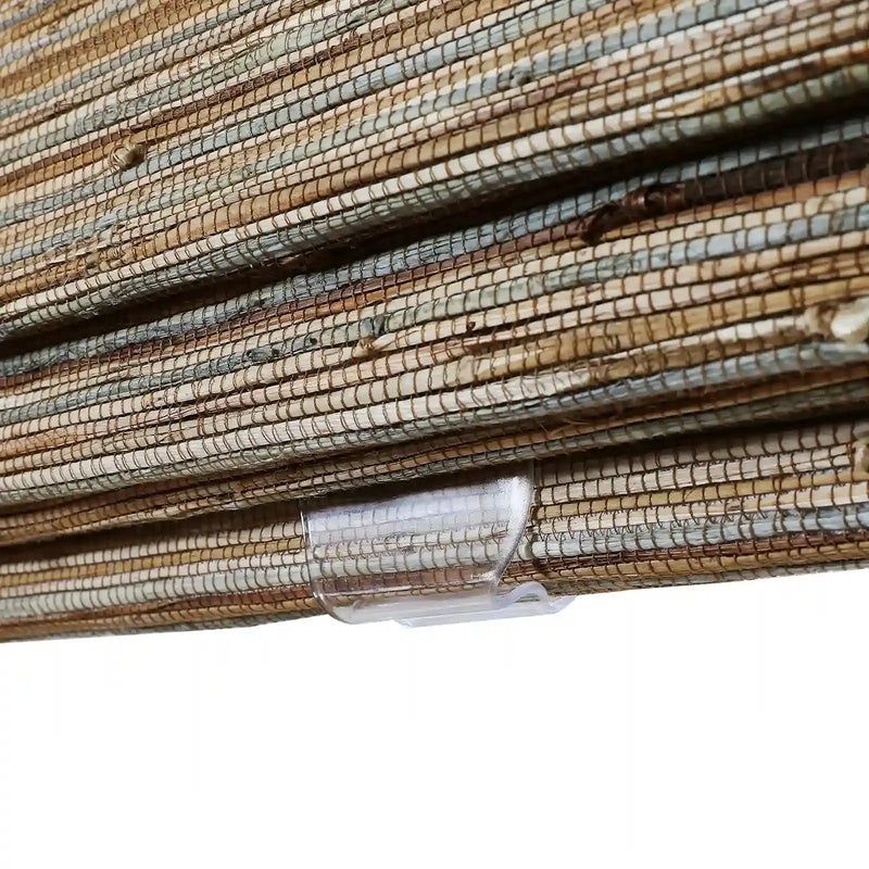 Rae Natural Ramie Jute Woven Wood Shades - Series M -TWOPAGES CURTAINS