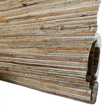 Rae Natural Ramie Jute Woven Wood Shades - Series M -TWOPAGES CURTAINS