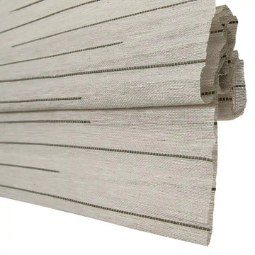 Rae Natural Ramie Jute Woven Wood Shades - Series M -TWOPAGES CURTAINS