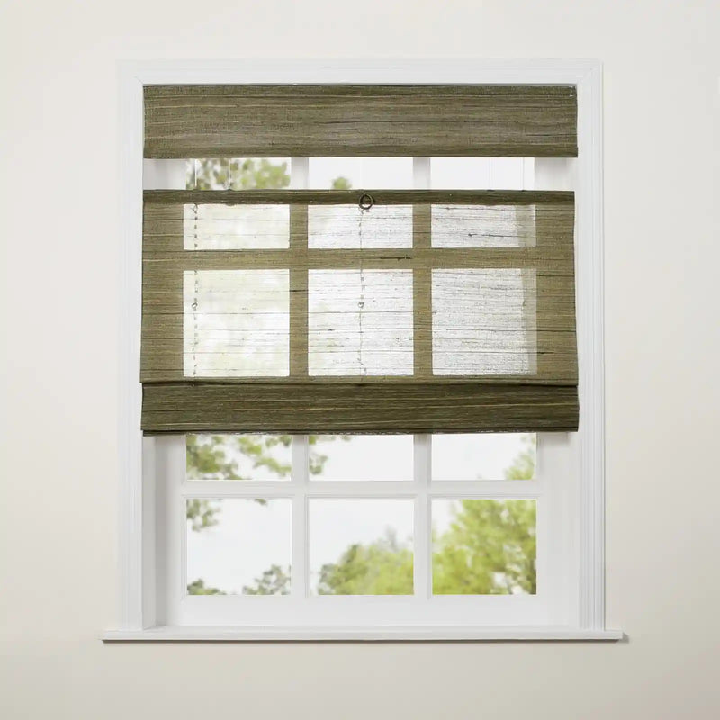 Rae Top Down Bottom Up Woven Wood Shade Cordless - Series D -TWOPAGES