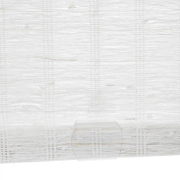 Rae Natural Ramie Flax Woven Wood Shades - Series C -TWOPAGES CURTAINS