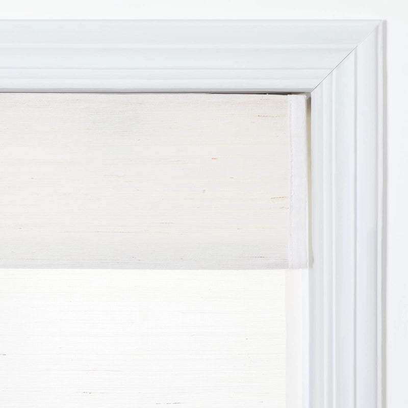 Rae Natural Ramie Jute Woven Wood Shades - Series D -TWOPAGES CURTAINS
