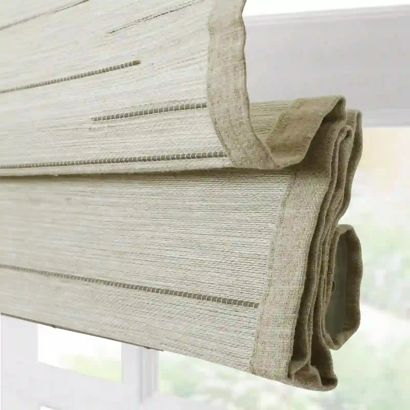 Rae Natural Ramie Bamboo Woven Shades - Series P -TWOPAGES CURTAINS