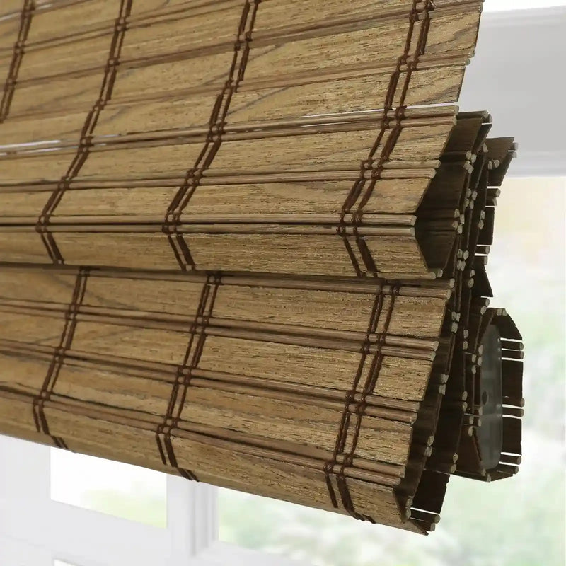 Rae Natural Bamboo Woven Shades - Series S -TWOPAGES CURTAINS