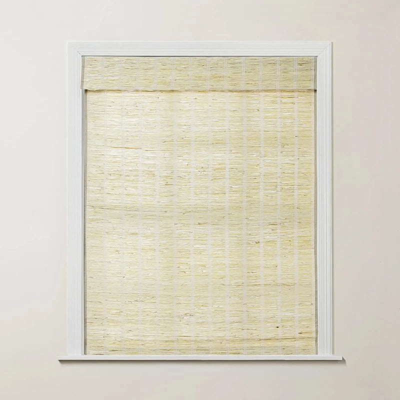 Rae Natural Ramie Jute Woven Wood Shades - Series M -TWOPAGES CURTAINS