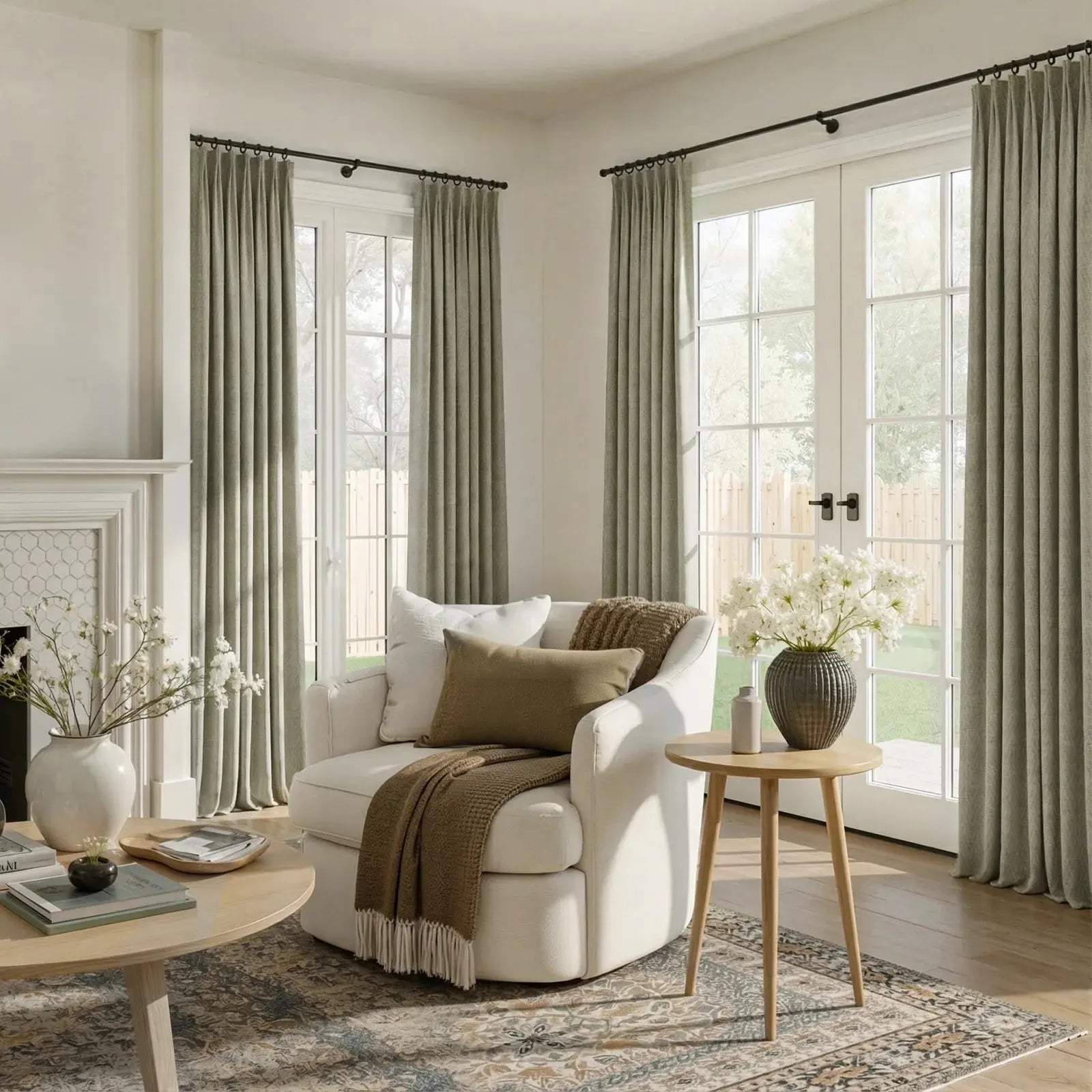 Heavyweight Swallow Jacquard Curtain | TWOPAGES Curtains