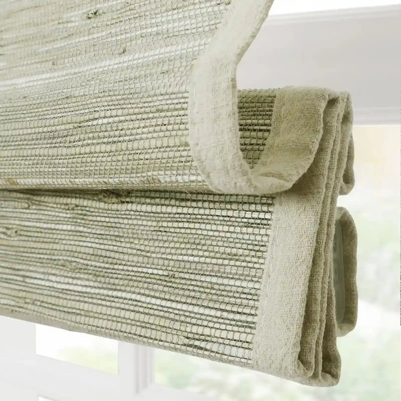 Rae Natural Ramie Bamboo Woven Shades - Series P -TWOPAGES CURTAINS