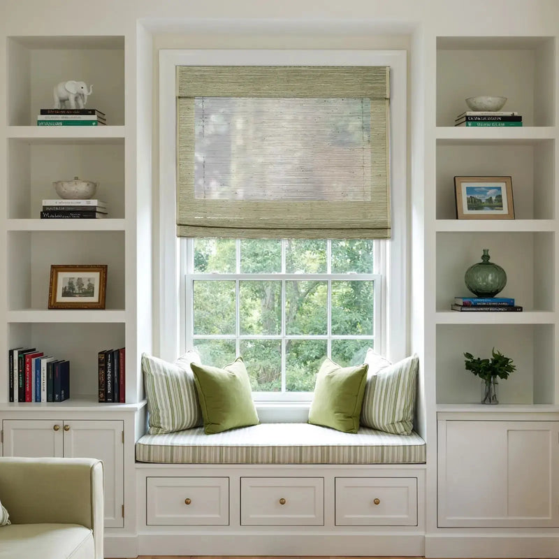 Rae Natural Ramie Bamboo Woven Shades - Series P -TWOPAGES CURTAINS