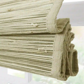 Rae Natural Ramie Bamboo Woven Shades - Series P -TWOPAGES CURTAINS