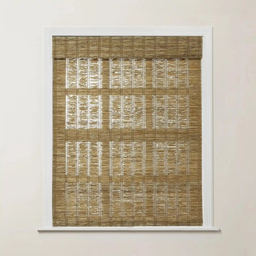 Rae Natural Ramie Jute Woven Wood Shades - Series M -TWOPAGES CURTAINS