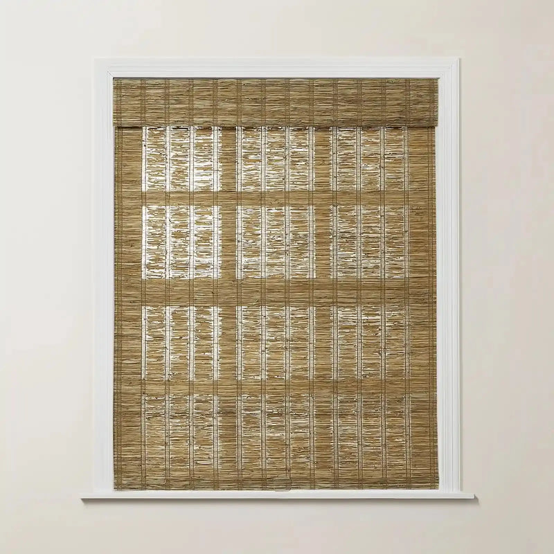Rae Natural Ramie Jute Woven Wood Shades - Series M -TWOPAGES CURTAINS