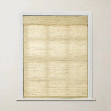 Rae Natural Ramie Jute Woven Wood Shades - Series M -TWOPAGES CURTAINS