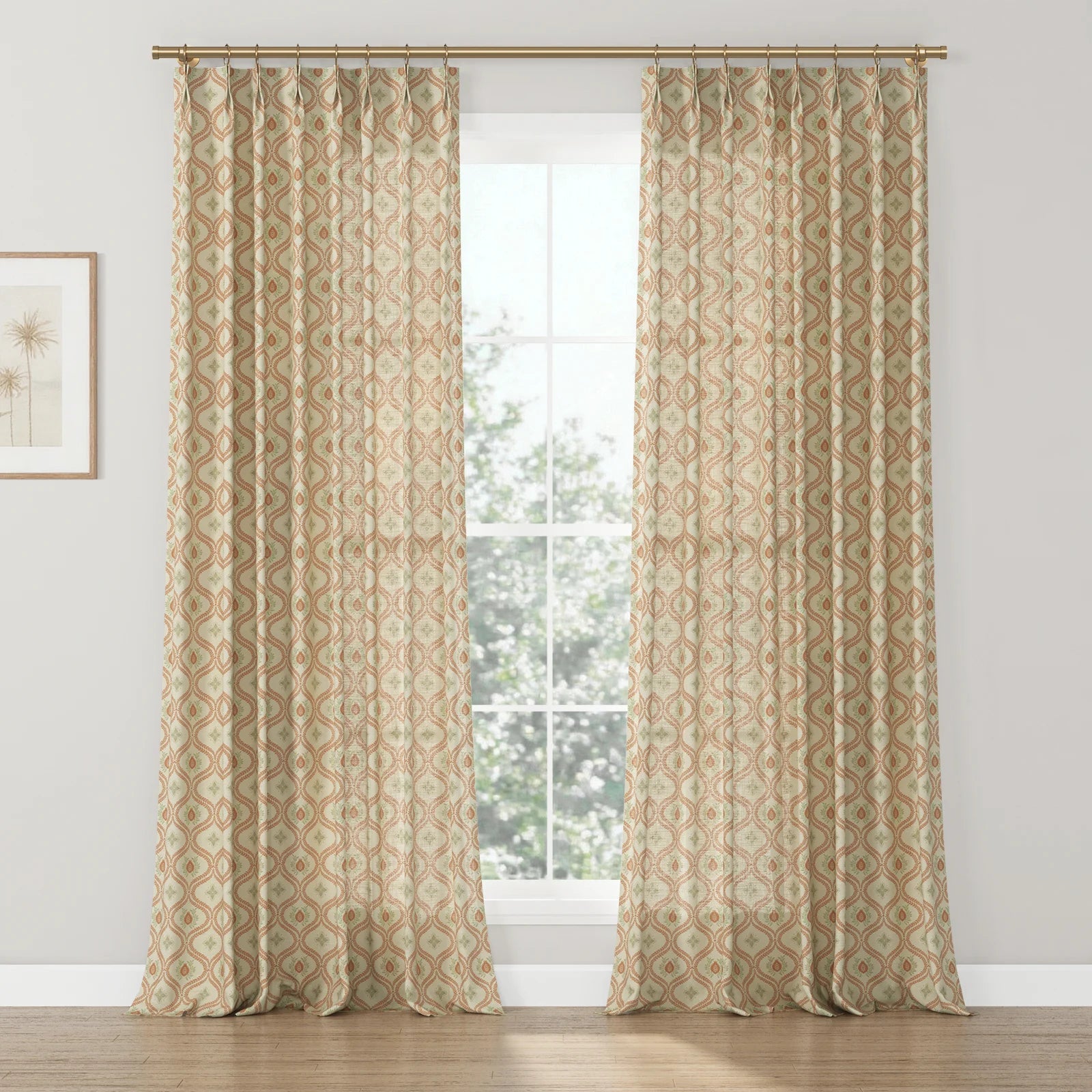 Sabrina Ramkhelawan x TWOPAGES Canyon Grove Print Cotton Curtains