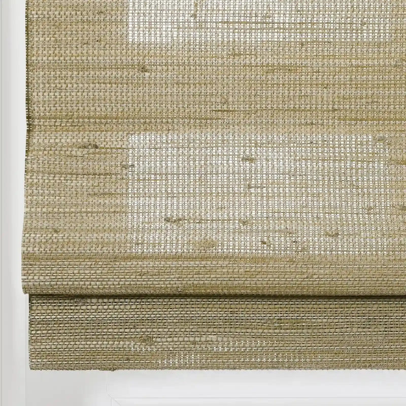 Rae Natural Ramie Jute Woven Wood Shades - Series D -TWOPAGES CURTAINS