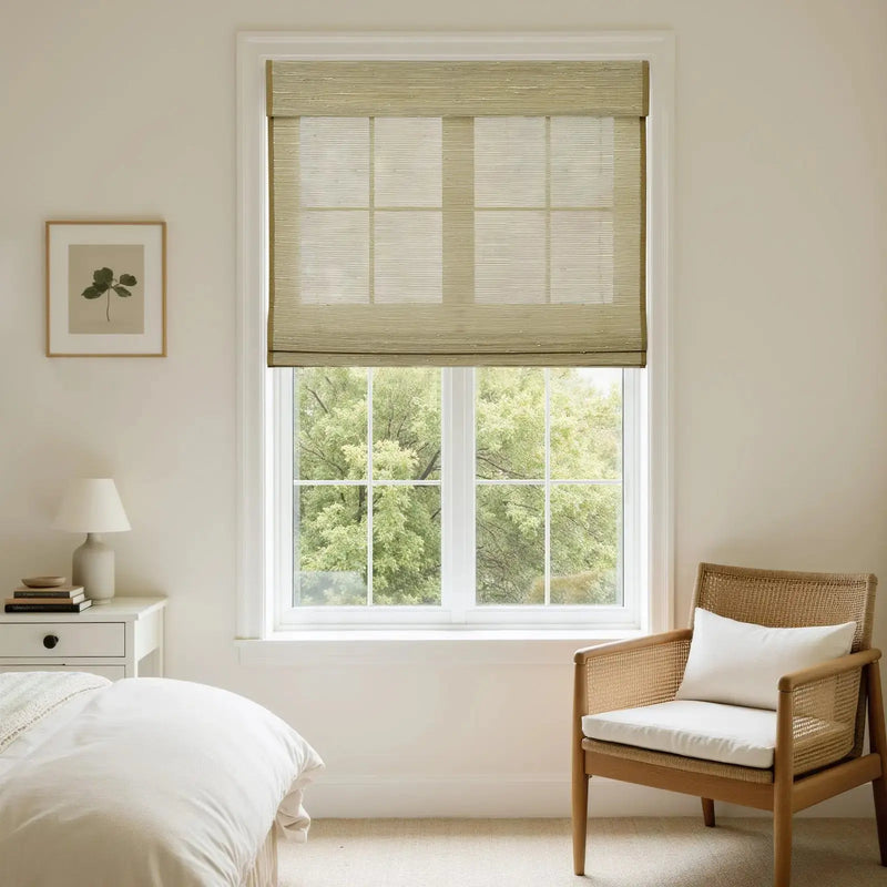 Rae Natural Ramie Bamboo Woven Shades - Series P -TWOPAGES CURTAINS