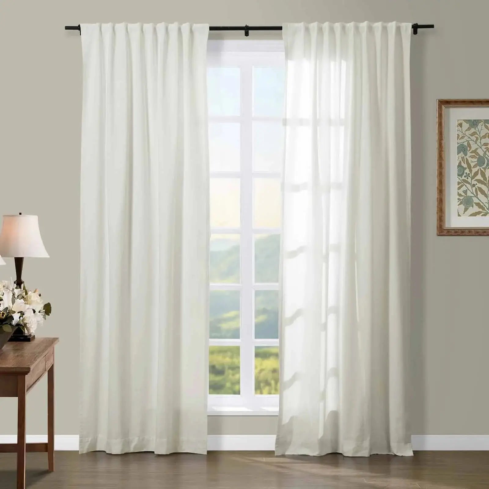 Broad 100% Cotton Plain Weave Curtain Soft Top | TWOPAGES Curtains