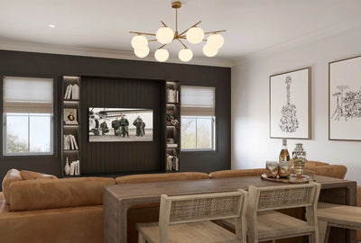 Balancing Bold & Soft: How Linen Roman Shades Added Warmth to this Cozy Yet Modern Mudroom